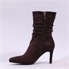 Una Healy Leak It Highheel Mid Calf Boot - Chocolate